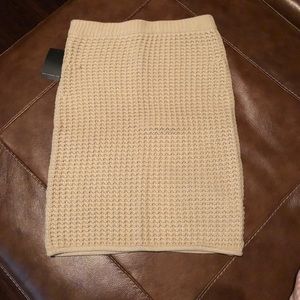 See through Sweater Skirt